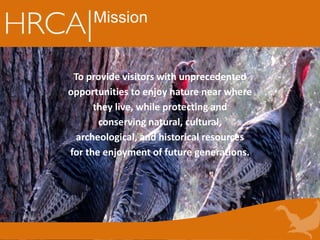 Mission
To provide visitors with unprecedented
opportunities to enjoy nature near where
they live, while protecting and
conserving natural, cultural,
archeological, and historical resources
for the enjoyment of future generations.
 