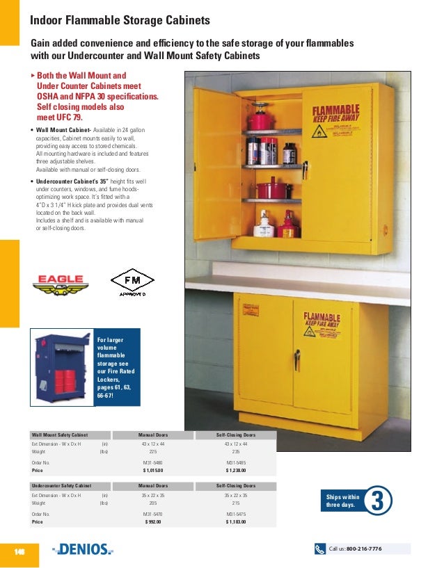 Indoor Flammable Storage Cabinets Denios Us