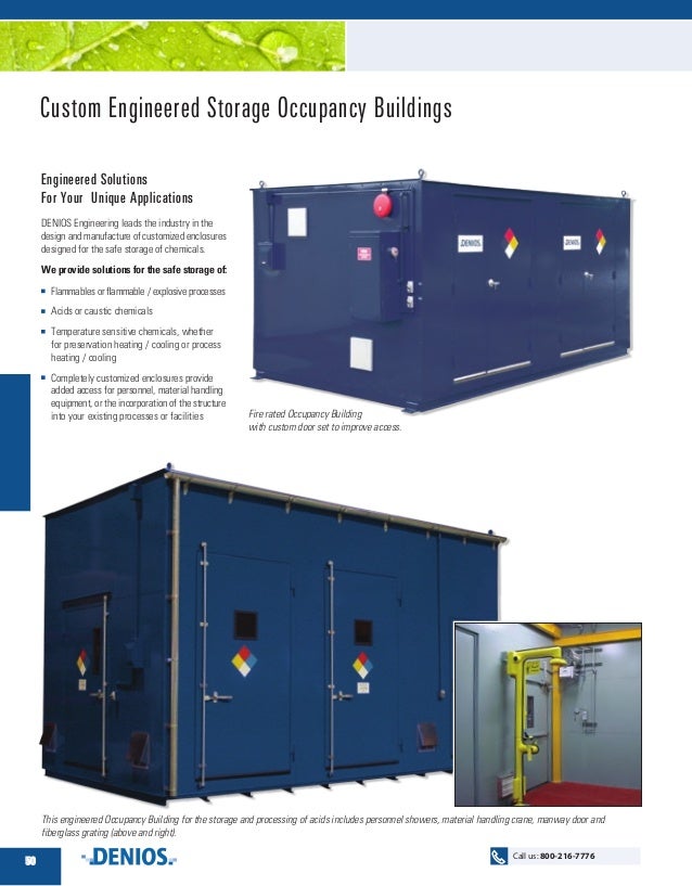 Introduction to Chemical Storage Occupancy Buildings