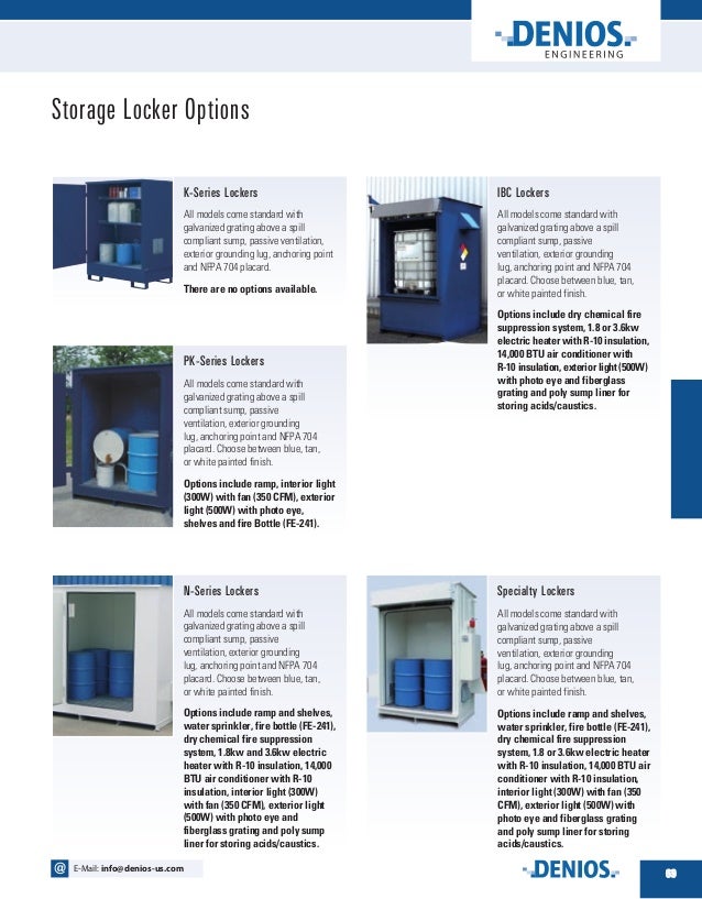 Introduction to Chemical Storage Lockers