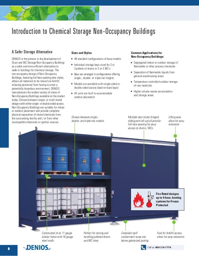 Introduction to Chemical Storage NonOccupancy Buildings