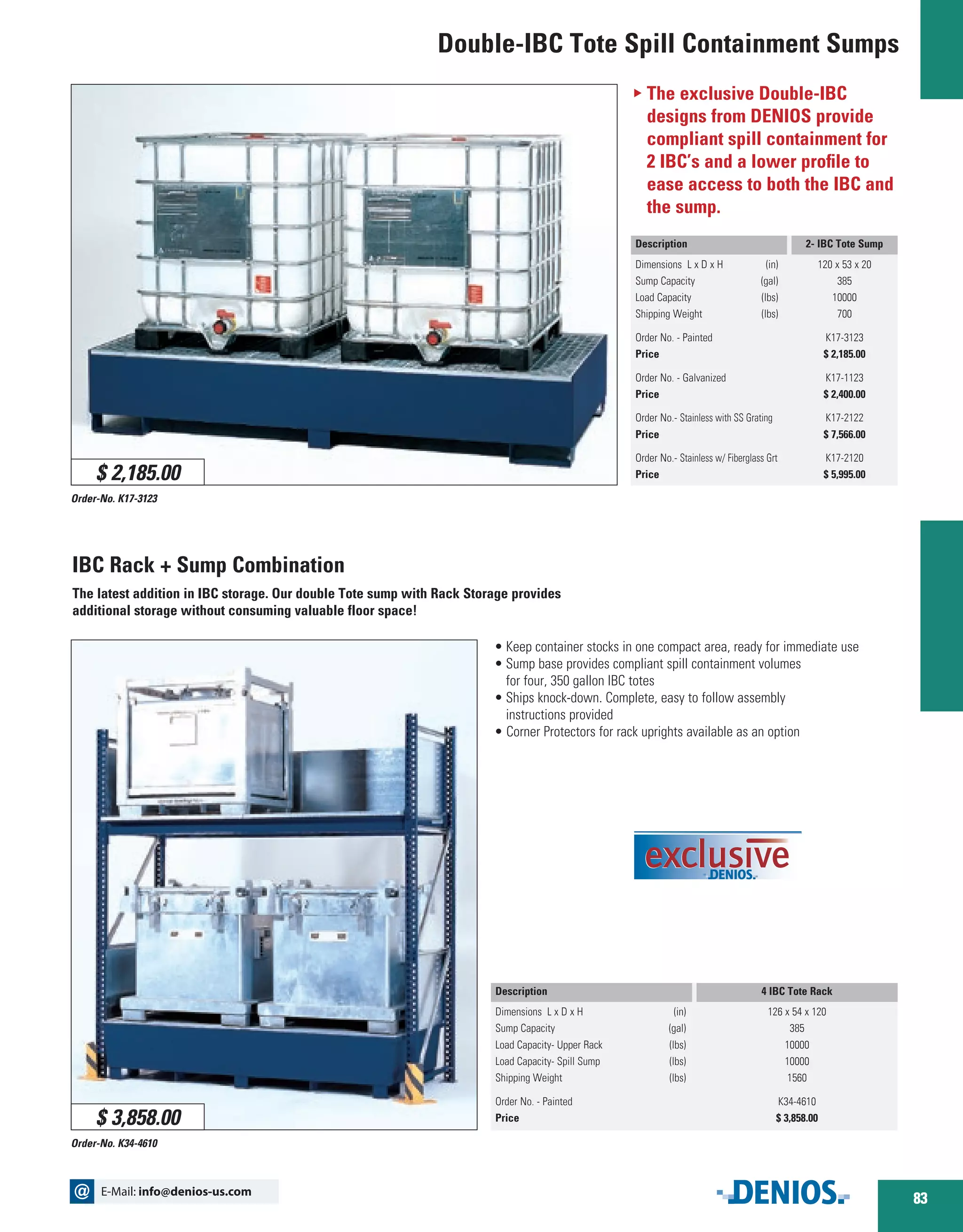 Container Sump IBC Tote Containment Sumps | PDF