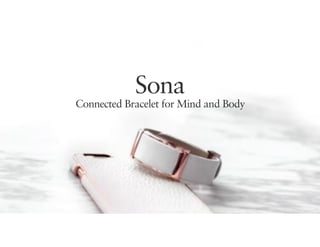 Sona
Connected Bracelet for Mind and Body
 