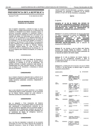 432.348			 GACETA OFICIAL DE LA REPÚBLICA BOLIVARIANA DE VENEZUELA		 Viernes 2 de diciembre de 2016
 