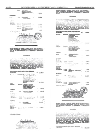 433.120 GACETA OFICIAL DE LA REPÚBLICA BOLIVARIANA DE VENEZUELA		 Viernes30dediciembrede2016
 