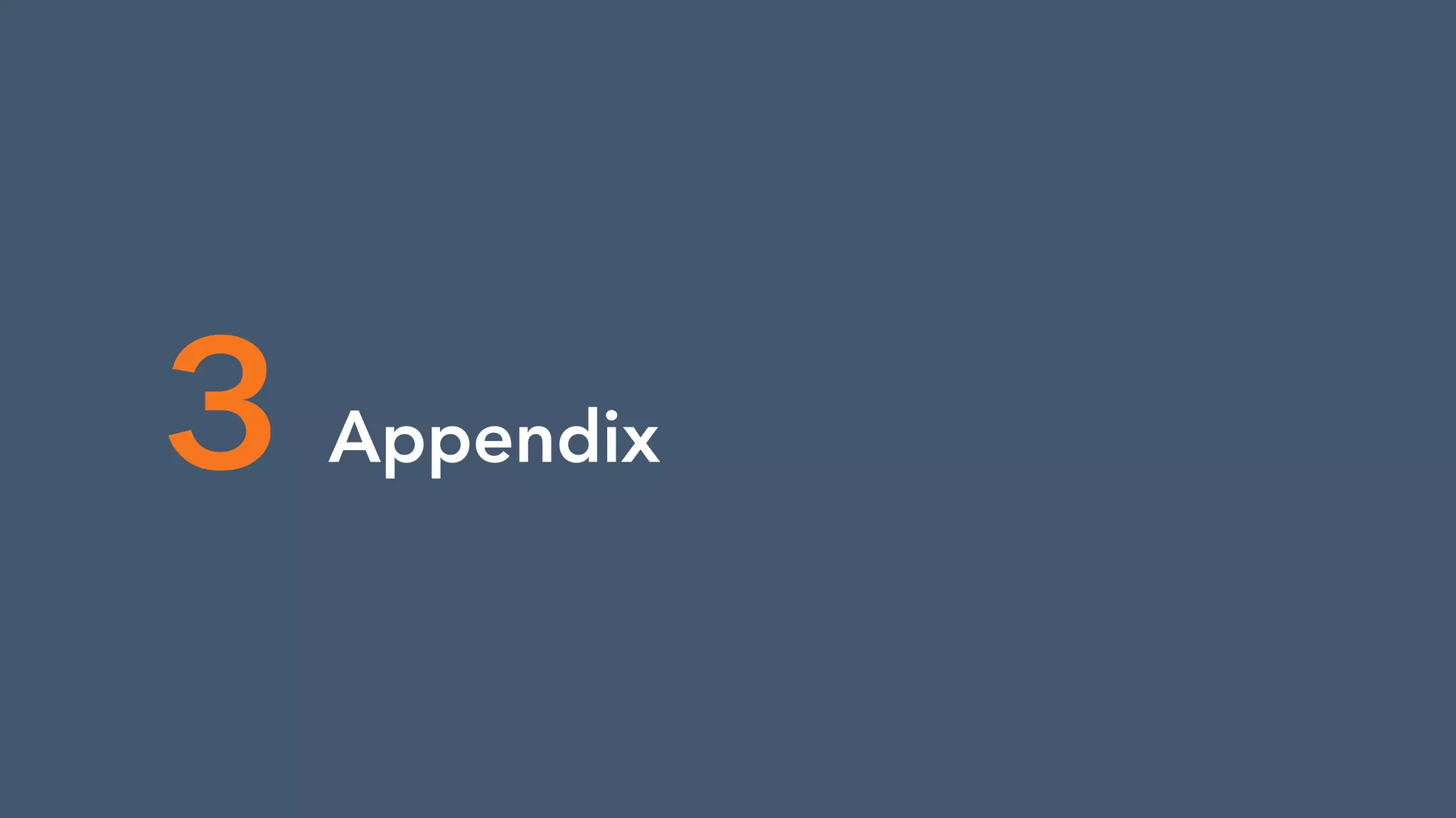 3 Appendix
 