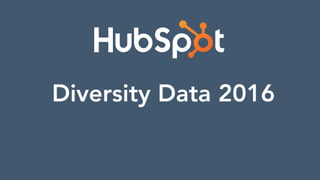 Diversity Data 2016
 