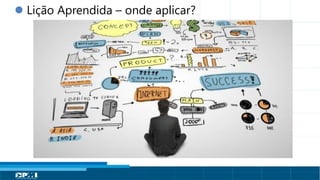 Título do Slide
Máximo de 2 linhas
 Lição Aprendida – onde aplicar?
 