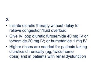 Acute decompensated heart failure | PPTX