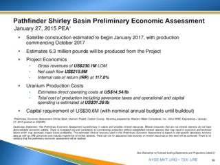 Ur-Energy February 2016 Corporate Presentation