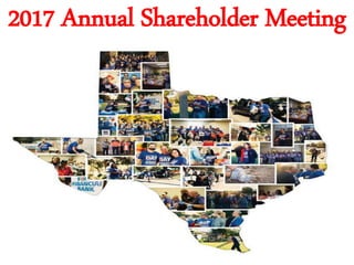 2017 Annual Shareholder Meeting
 