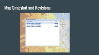 Map Snapshot and Revisions
 