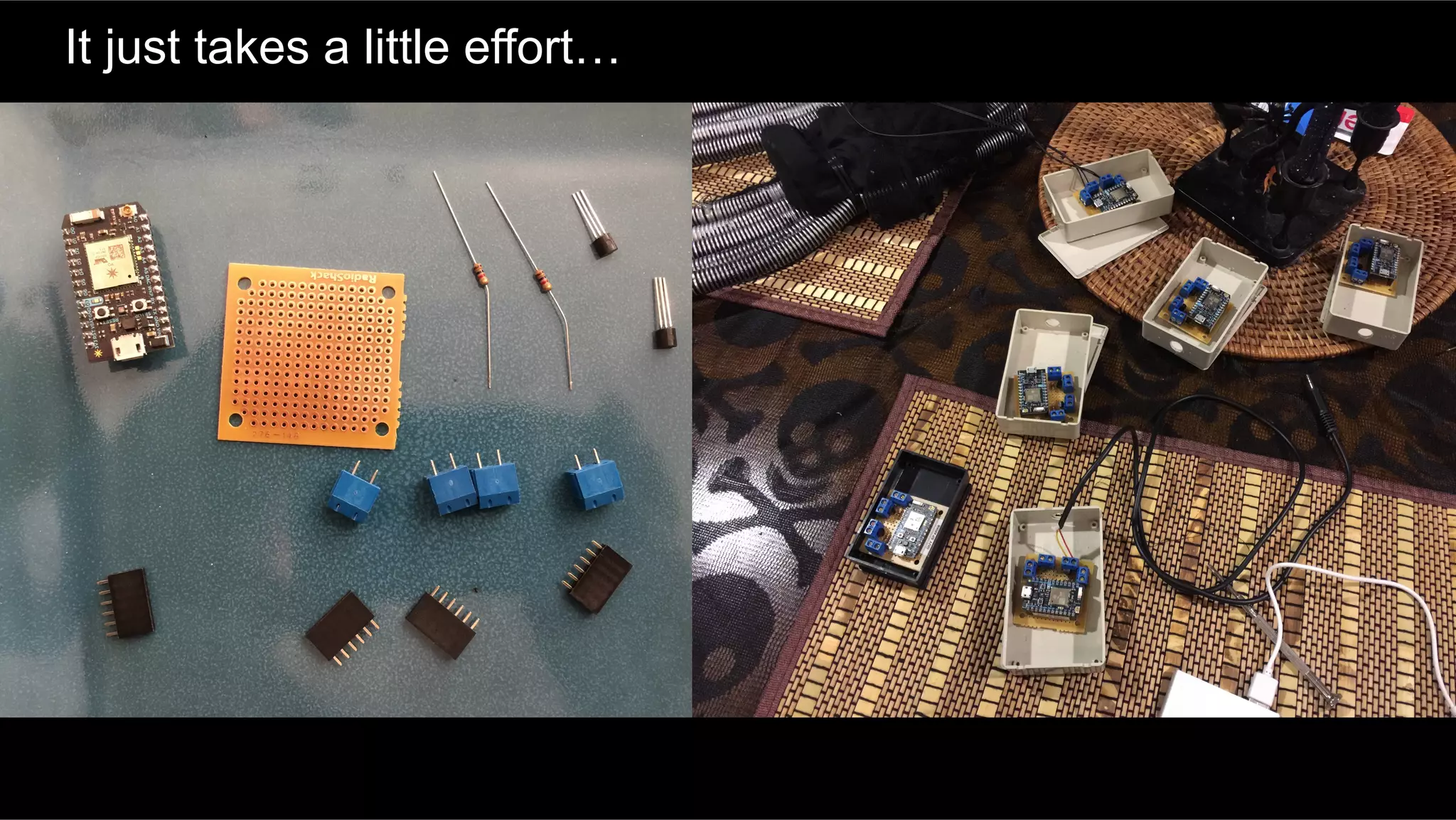 It just takes a little effort…
 