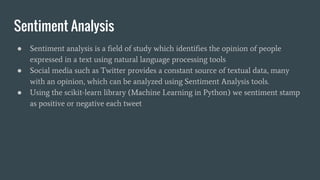 Sentiment Analysis
● Sentiment analysis is a field of study which identifies the opinion of people
expressed in a text usi...