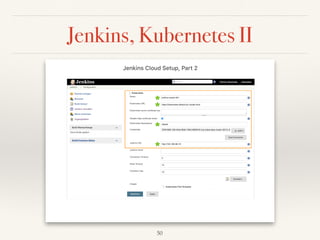 Jenkins, Kubernetes II
50
 
