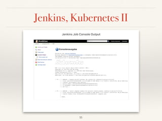 Jenkins, Kubernetes II
55
 