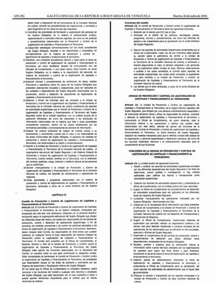 429.382 GACETA OFICIAL DE LA REPÚBLICA BOLIVARIANA DE VENEZUELA		 Martes26dejuliode2016
 