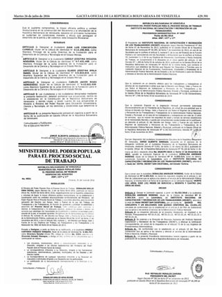 Martes 26 de julio de 2016	 GACETA OFICIAL DE LA REPÚBLICA BOLIVARIANA DE VENEZUELA	 429.391
 