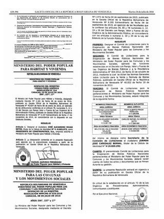 429.396 GACETA OFICIAL DE LA REPÚBLICA BOLIVARIANA DE VENEZUELA		 Martes26dejuliode2016
 