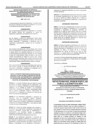Martes 26 de julio de 2016	 GACETA OFICIAL DE LA REPÚBLICA BOLIVARIANA DE VENEZUELA	 429.397
 