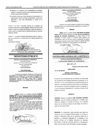 Martes 26 de julio de 2016	 GACETA OFICIAL DE LA REPÚBLICA BOLIVARIANA DE VENEZUELA	 429.401
 