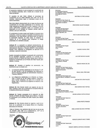 429.376 GACETA OFICIAL DE LA REPÚBLICA BOLIVARIANA DE VENEZUELA		 Martes26dejuliode2016
 