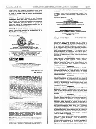 Martes 26 de julio de 2016	 GACETA OFICIAL DE LA REPÚBLICA BOLIVARIANA DE VENEZUELA	 429.379
 