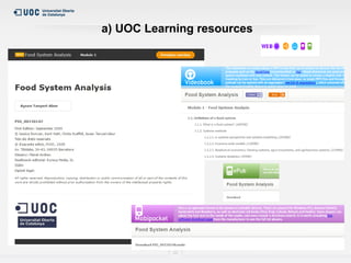 22
a) UOC Learning resources
 
