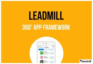 Leadmill
360°app framework
 