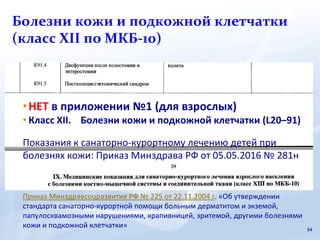 Новые Показания К Санаторно-Курортному Лечению: Инструкция По.