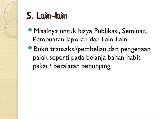 Teknis Penyusunan Laporan Pertanggung Jawaban Hibah 