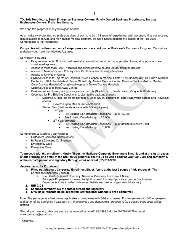 2016 Maxicare MaxiPlus Healthcare Program For 5 99 Heads