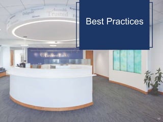 17
Best Practices
 