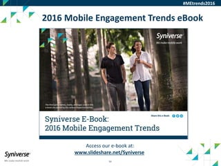 2016 Mobile Engagement Trends