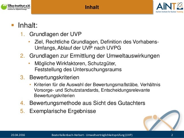 Umweltverträglichkeitsprüfung im atomrechtlichen Genehmigungsverfahren