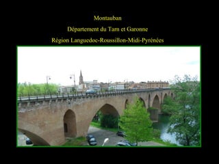 Montauban
Département du Tarn et Garonne
Région Languedoc-Roussillon-Midi-Pyrénées
 