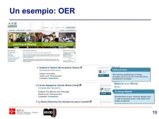 19
Un esempio: OER
 