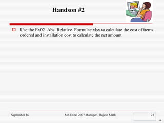 2016 ms excel_bm | PDF