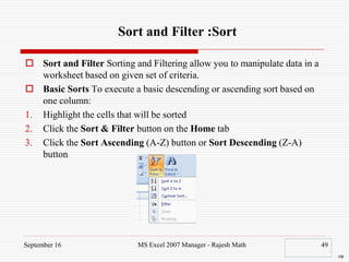 2016 ms excel_bm | PDF