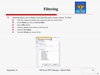 2016 ms excel_bm | PDF