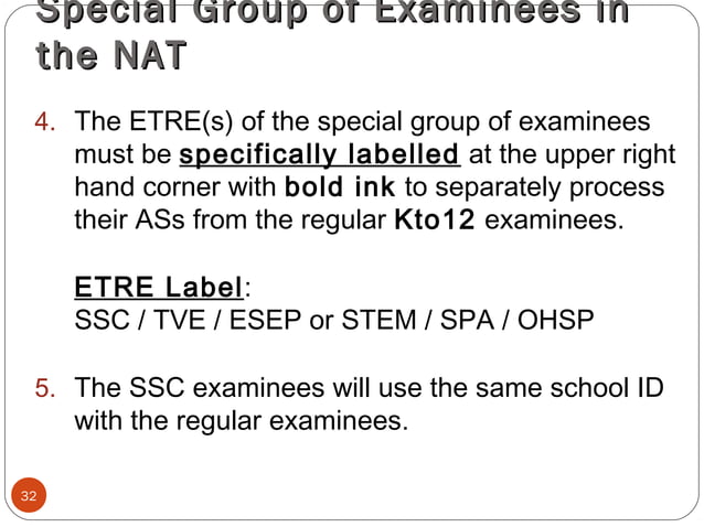 2016 nat test admin guidelines[1] | PPT