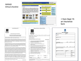 Research ethics and the RD1 ethics form - RDP 09-11-16 | PPTX