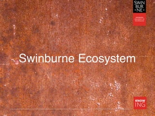 Swinburne Ecosystem
 