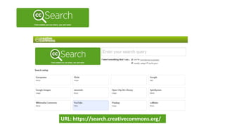 Ejemplo de repositorio intitucional
URL: http://ocw.mit.edu/index.htm
En línea desde 2002
ofrece más de 2.000
cursos publi...