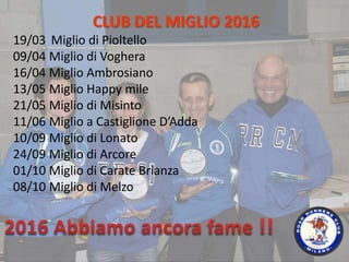 Campionati Italiani di Staffette 2015
Record Italiano!
Svedese (100+200+300+400)
1 sola staffetta, MA LA PIU’ FORTE DI TUT...