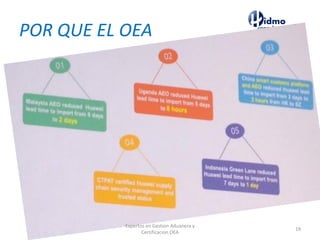 POR QUE EL OEA
Expertos en Gestion Aduanera y
Certificacion OEA
19
 