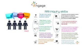 Teachers
Researchers
Impact
 