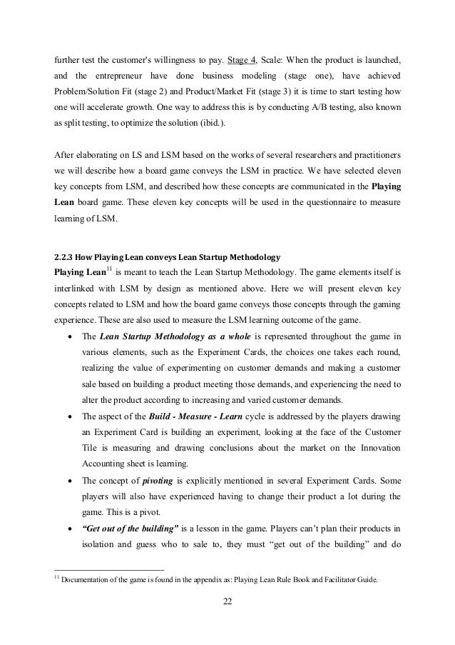 Master thesis lean image