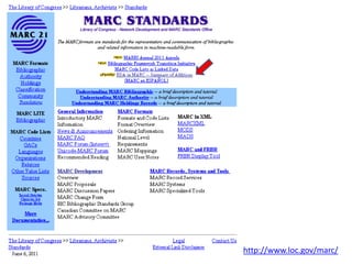 http://www.loc.gov/marc/
 
