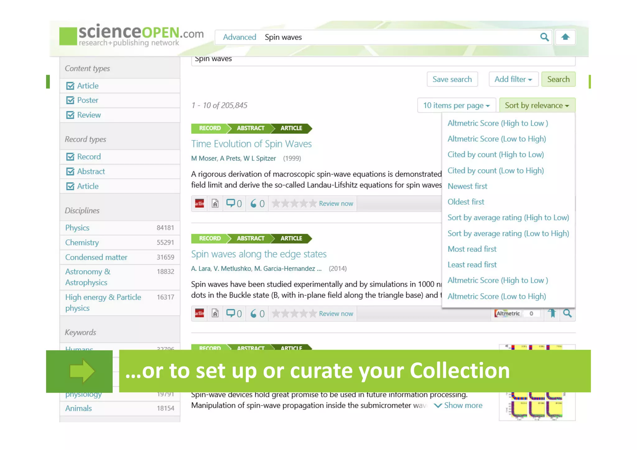 29
ScienceOpen … peer review statistics
…or to set up or curate your Collection
 